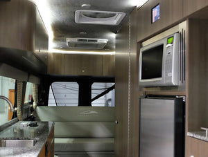 Inside RV view of Quiet AC Unit for motorhomes